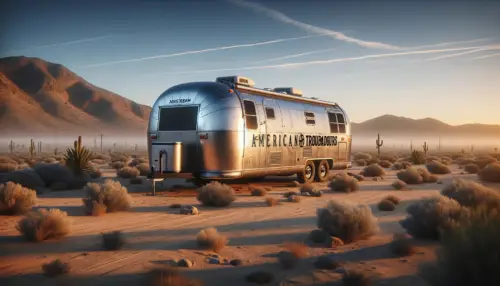 Airstream trailer in desert - Who is American Troubadors